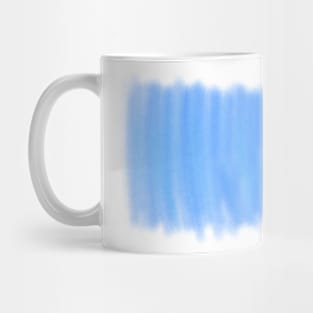 Blue watercolor splashes Mug